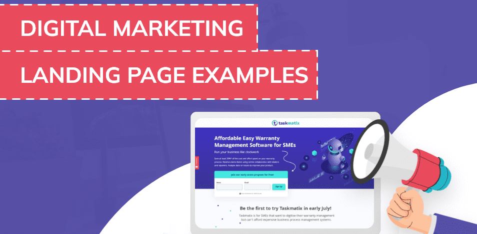 Top Digital Marketing Landing Page Examples To Inspire You