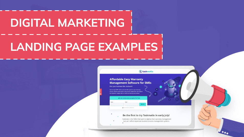 Top Digital Marketing Landing Page Examples To Inspire You