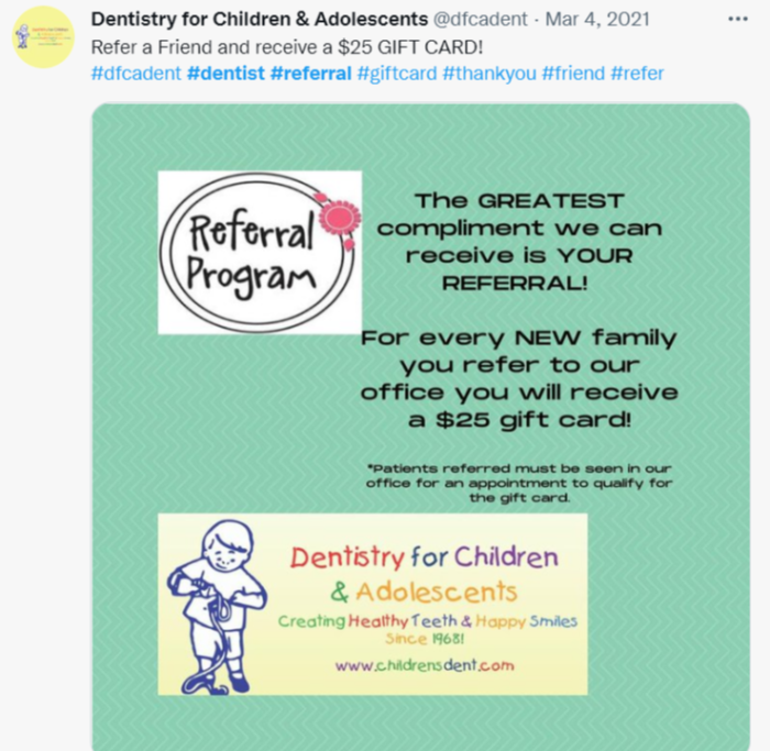 dentist referral program